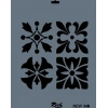 Mey İthalat® Rich New Seri N-348 Stencil 35x25 cm