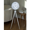 Mey İthalat® Roma Rakamlı Beyaz Tripod Ayaklı Saat
