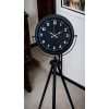 Mey İthalat® Royal Black Tripod Ayaklı Modern Tasarım Saat