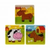 Mey İthalat® S00002907 PUZZLE ANIMALS 9 PCS 3 AST