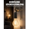 Mey İthalat® Şarjlı Aydınlatma Ampul Tasarımlı Ambians Işık Askılı Kamp Lambası