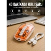Mey İthalat® Sessiz Kablosuz USB Girişli Mouse Fare Yüksek Performanslı Yeni Nesil