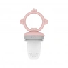 Mey İthalat®   Silikon Püre Meyve Sebze Emziği Pinky Pink / Powder Grey