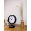 Mey İthalat® Siyah Metal Farsça Masa Saati 25×20 cm