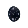 Mey İthalat® Siyah Modern 36 Cm Duvar Saati
