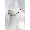 Mey İthalat® Siyah Renk Boncuklu Nazarlı Göz Figürlü Halhal