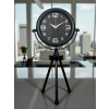 Mey İthalat® Siyah Zarif Üç Ayaklı Masa Saati