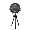 Mey İthalat® Siyah Zarif Üç Ayaklı Masa Saati