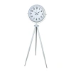 Mey İthalat® Soft White Dekoratif Tripod Ayaklı Saat