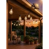 Mey İthalat® Solar Dekoratif LED Ampul Işık Bahçe Çit Balkon ve Veranda Süsleme Aydınlatması