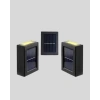 Mey İthalat® Solar Güçlü 6 LED Dış Mekan Lambası – Otomatik Aç/Kapa Işık Sensörlü Aydınlatma