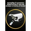 Mey İthalat® Solar Lamba Kamera Görünümlü Duvar Lambası Dönebilen Bahçe Aydınlatması
