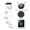 Mey İthalat® Solar Led Işıklı Kelebekli Bahçe Dekoru 6 Ledli,Renkli Işık