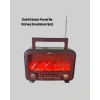 Mey İthalat® Solar Şarjlı Şömine Işıklı Bluetooth Hoparlör – Radyo, USB, TF Kart Destekli