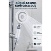 Mey İthalat® Su Tasarruflu Filtreli Duş Başlığı Yüksek Basınçlı Modern Duş Başlığı