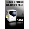 Mey İthalat® Taşınabilir Android Projeksiyon Wifi Destekli 4K Multimedia Tabanlı Ev Ve Ofis Tipi