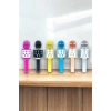 Mey İthalat® Taşınabilir Bluetooth Karaoke Mikrofon: Hafıza Kart Girişli, Etkileyici Performans
