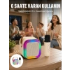 Mey İthalat® Taşınabilir Karaoke Mikrofon Seti Bluetooth Hoparlörlü Yeni Nesil