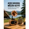 Mey İthalat® Taşınabilir Mini Retro Radyo Bluetooth Hoparlör USB SD AUX Destekli Yeni Nesil