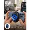 Mey İthalat® Telefon Soğutucu Fan Güçlü Motor Radyatör Cep Telefon Soğutma
