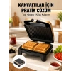 Mey İthalat® Tost Makinesi Yapışmaz Plaka 1500 Watt Güçlü Performans Yeni Nesil