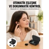 Mey İthalat® TWS Bluetooth Kulaklık 5.0 Bluetooth Bağlantılı Dokunmatik Kontrol Özelliği Yeni Nesil
