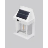 Mey İthalat® Üç Modlu Güneş Enerjili Duvar Lambası 1800mAh Bataryalı ve Hareket Sensörlü