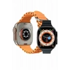 Mey İthalat® Ultra Akıllı Saat 49 Mm Çift Kordonlu Arama Cevaplama Bluetooth Bağlantılı