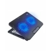 Mey İthalat® USB Girişli Laptop Soğutma Standı Çift Fan Mavi Işıklı Notebook Soğutucu