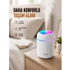 Mey İthalat® USB Girişli Taşınabilir Mini Nemlendirici 300ml Su Hazneli