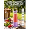 Mey İthalat® USB Şarjlı Taşınabilir Smoothie Blender 400 ml