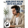 Mey İthalat® Uzun Süreli Rahat Kullanım İçin Kablosuz Bluetooth Kulaklık Yeni Nesil