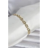 Mey İthalat® Xuping Zincir Model Gold Renk Kadın Bileklik