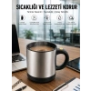 Mey İthalat® Yazılı Kupa Kendi Kendini Karıştıran Mikser Kupa Termos Bardak