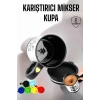 Mey İthalat® Yazılı Kupa Kendi Kendini Karıştıran Mikser Kupa Termos Bardak