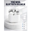 Mey İthalat® Yeni Nesil Bluetooth Kulaklık Beyaz Çağrı Cevaplayabilen Kablosuz