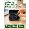 Mey İthalat® Yüksek Ses Kaliteli A10s TWS Bluetooth 5.0 Kablosuz Kulaklık Yeni Nesil