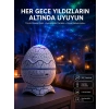 Mey İthalat® Yumurta Görünümlü Masa ve Gece Lambası Renk Değiştirebilen Projektör