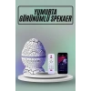 Mey İthalat® Yumurta Görünümlü Masa ve Gece Lambası Renk Değiştirebilen Projektör