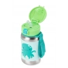 Mey İthalat®   Zoo Pipetli Paslanmaz Çelik Suluk 350 ml Ahtopot