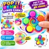 Pop İt Renkli Stres Çarkı