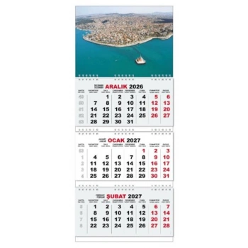 2027 Gemici Duvar Takvimi - Üsküdar