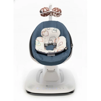 4moms Mamaroo 5.0 Elektrikli Ana Kucağı - Slate Blue + Yenidoğan Destek Pedi