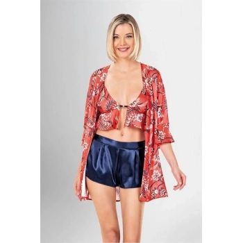 Arias Closet 3lü Şort Takımı Desenli