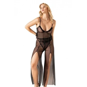 Arias Closet Askılı Yırtmaçlı File Takım