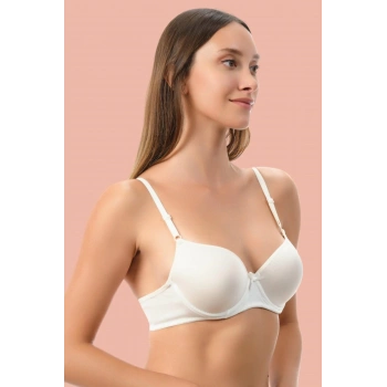 Arias Closet Beyaz Dolgusuz Mikro Tek Sütyen