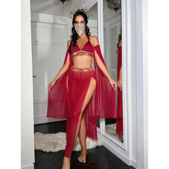 Arias Closet Özel Tasarım Kırmızı Harem Kostümü