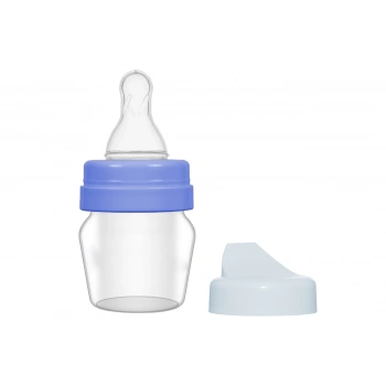 Bambino Biberon Silikon Emzik Mini Cam 30 ml - Mavi