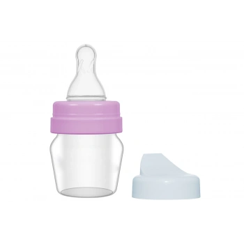 Bambino Biberon Silikon Emzik Mini Cam 30 ml - Pembe