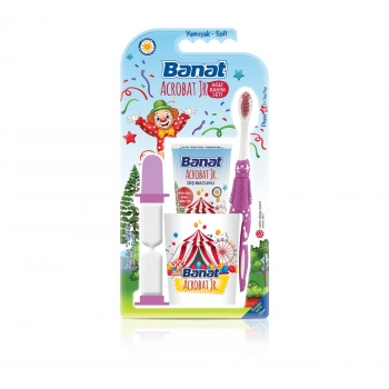 Banat Junior Bardaklı Set - Mor